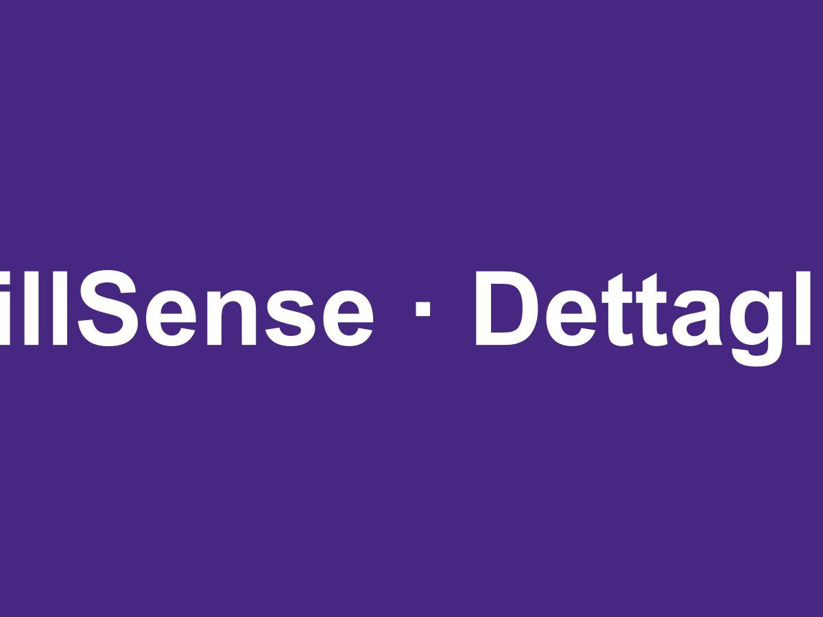 BillSense — schermata di dettaglio