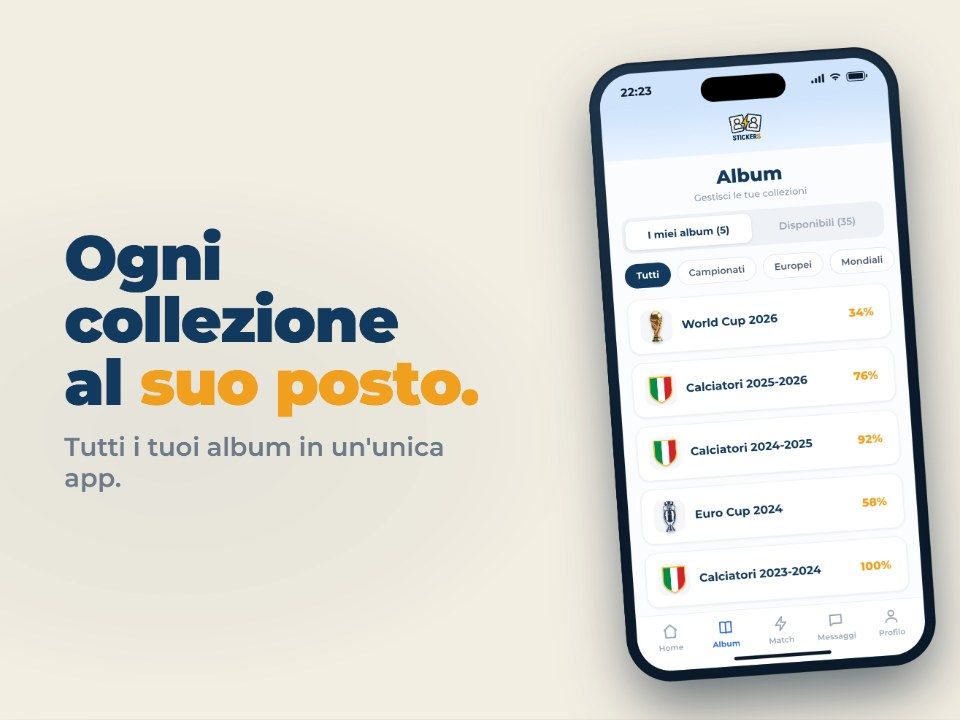 Collezionisti vicini a te e raggio di ricerca regolabile per trovare gli scambi in zona